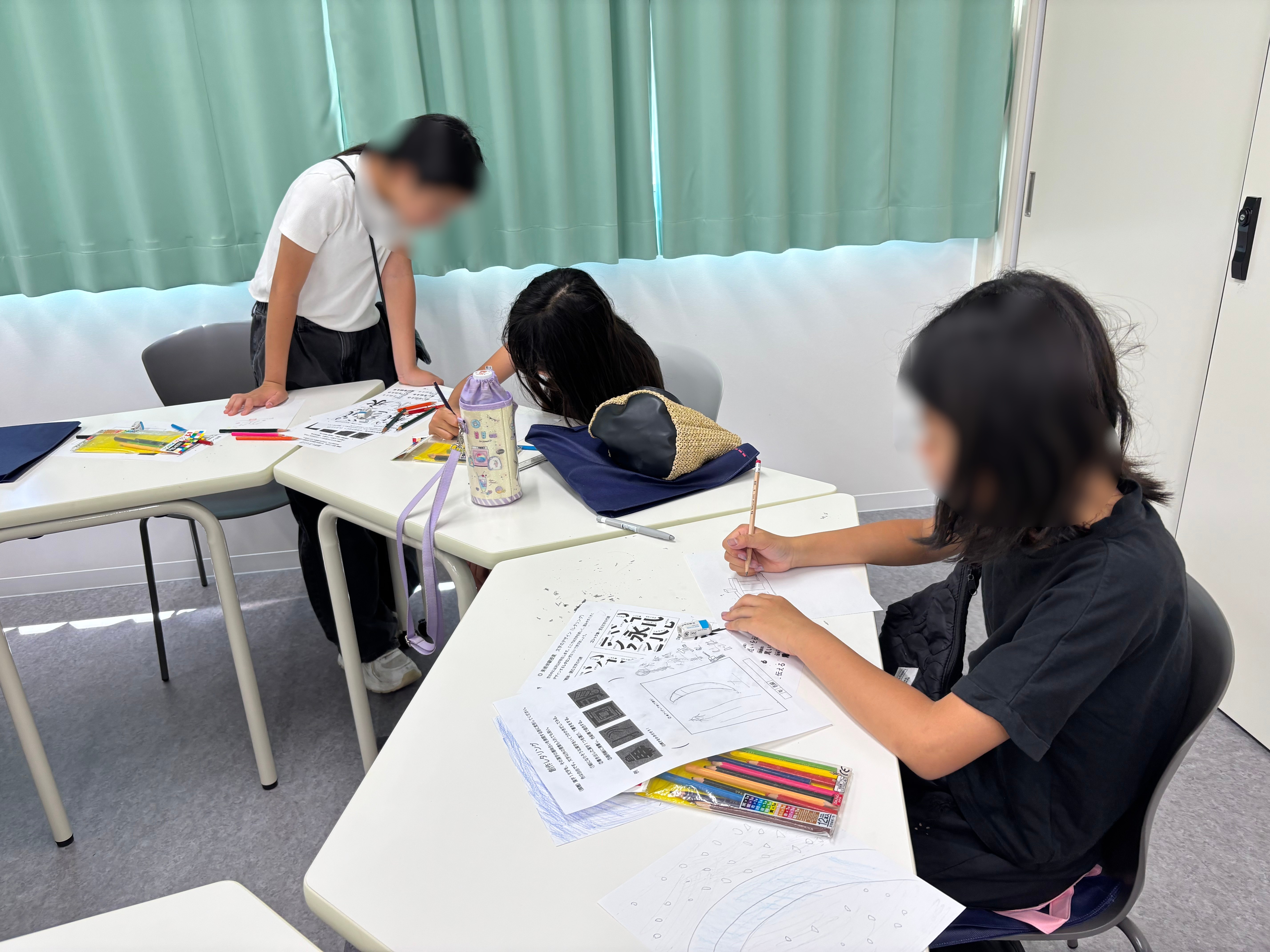 堺リベラル中学校 美術体験