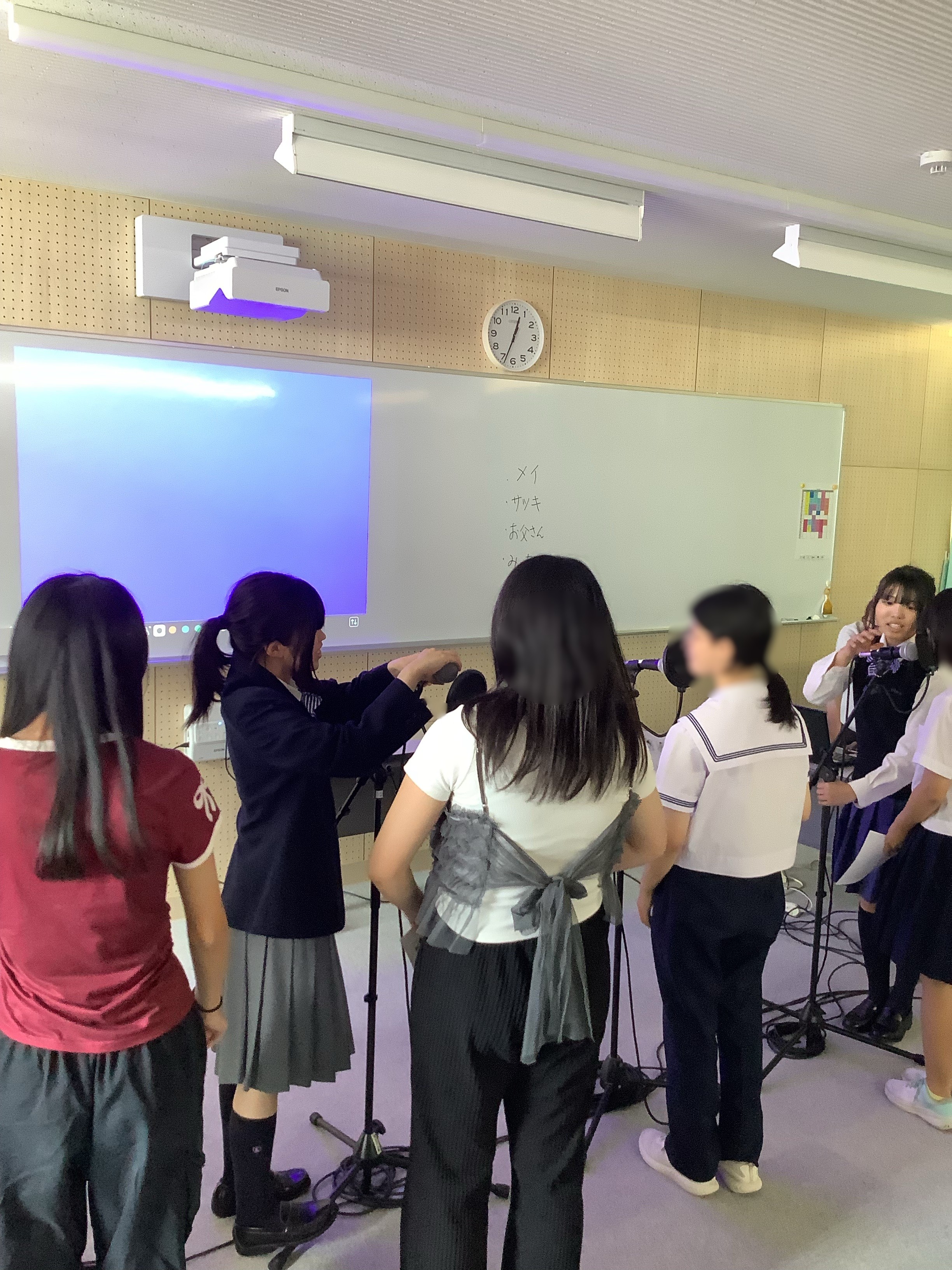 堺リベラル高校　声優体験